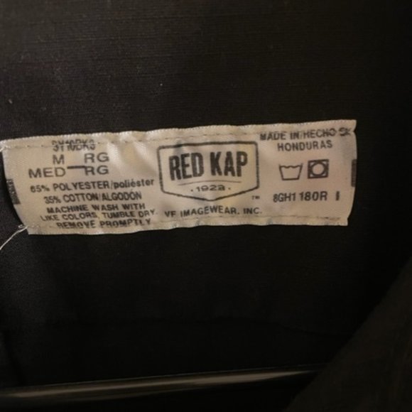 Red Kap long sleeve button up (Black) - Picture 2 of 6